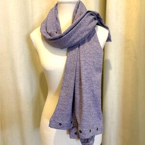 Lululemon Vinyasa Scarf Wrap Snaps - Lilac Stripes